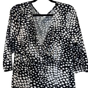 Haani Midi Dress Size 2X Boho Retro Feminine Old Money‎ Career Casual Preppy